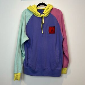 Teddy Fresh Color Block Hoodie Size Large